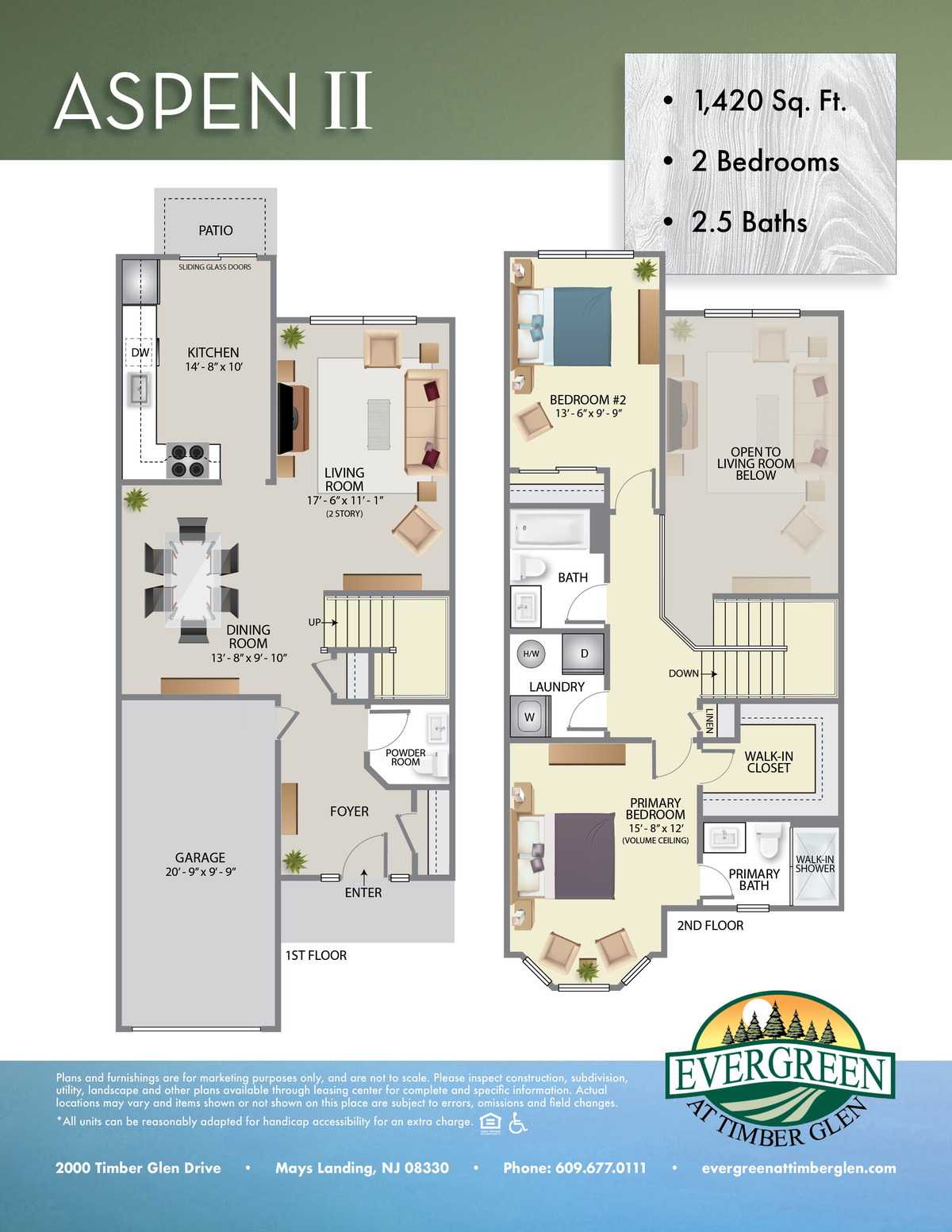 Evergreen at Timberglen Floor Plans