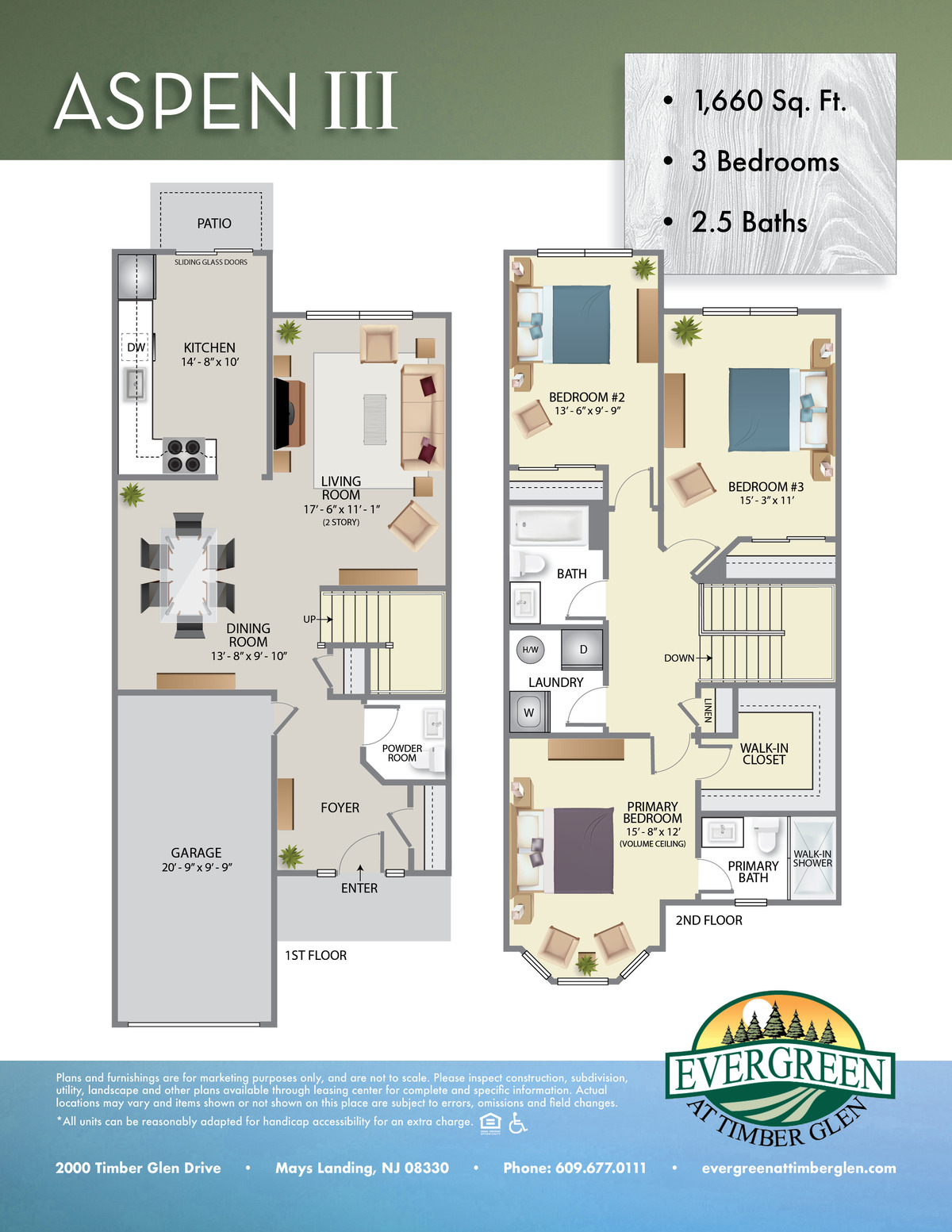 Evergreen at Timberglen Floor Plans