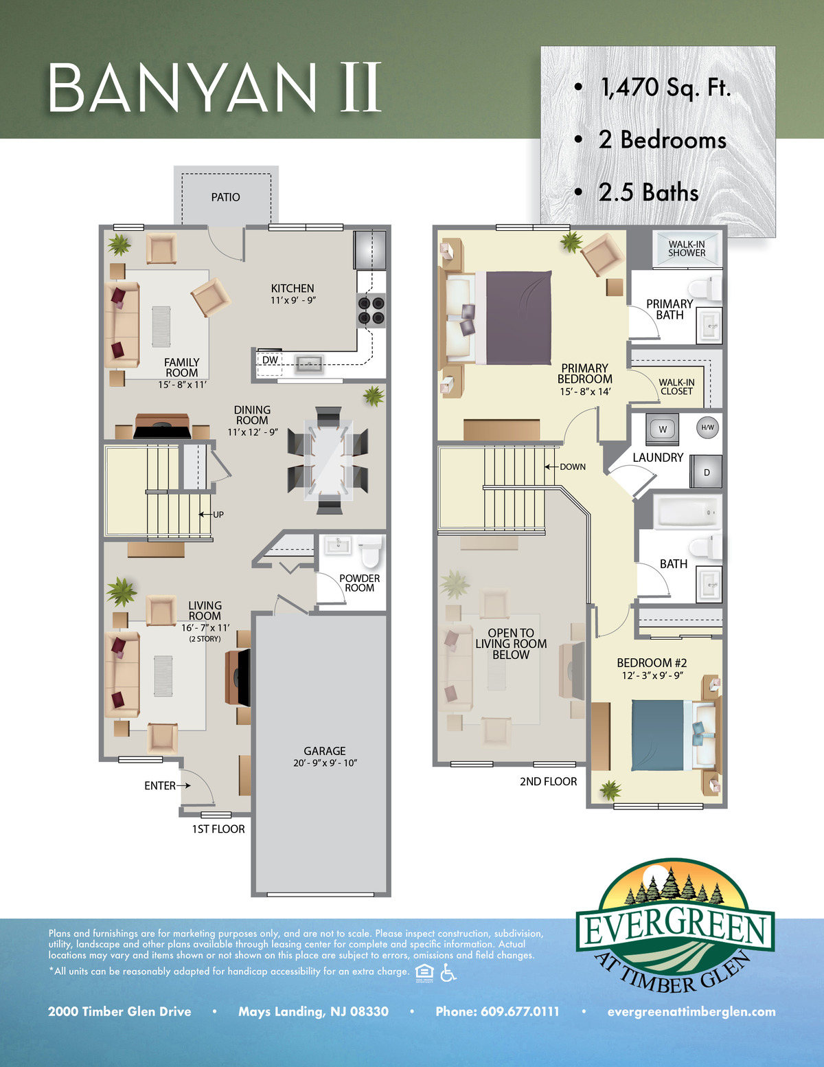 Evergreen at Timberglen Floor Plans