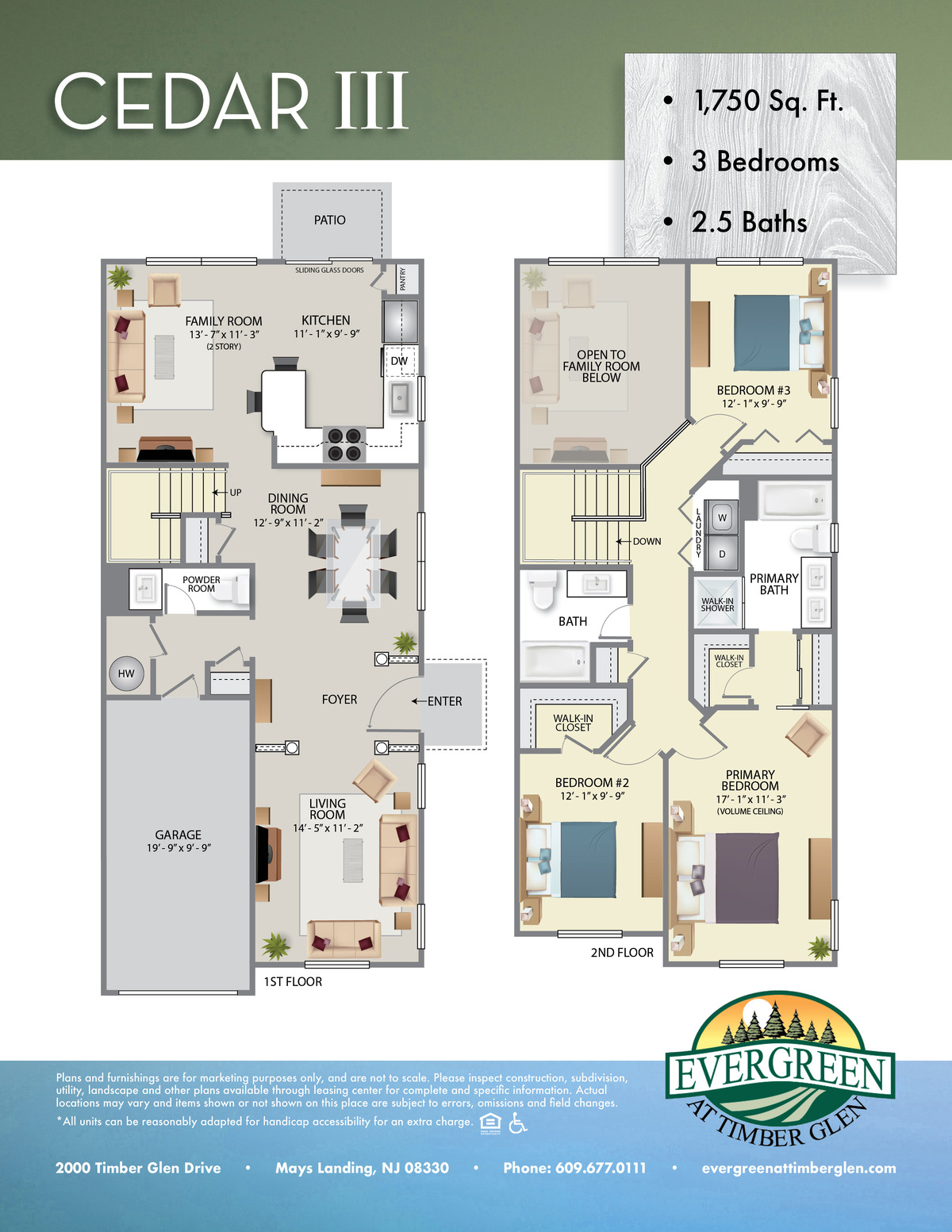 Evergreen at Timberglen Floor Plans