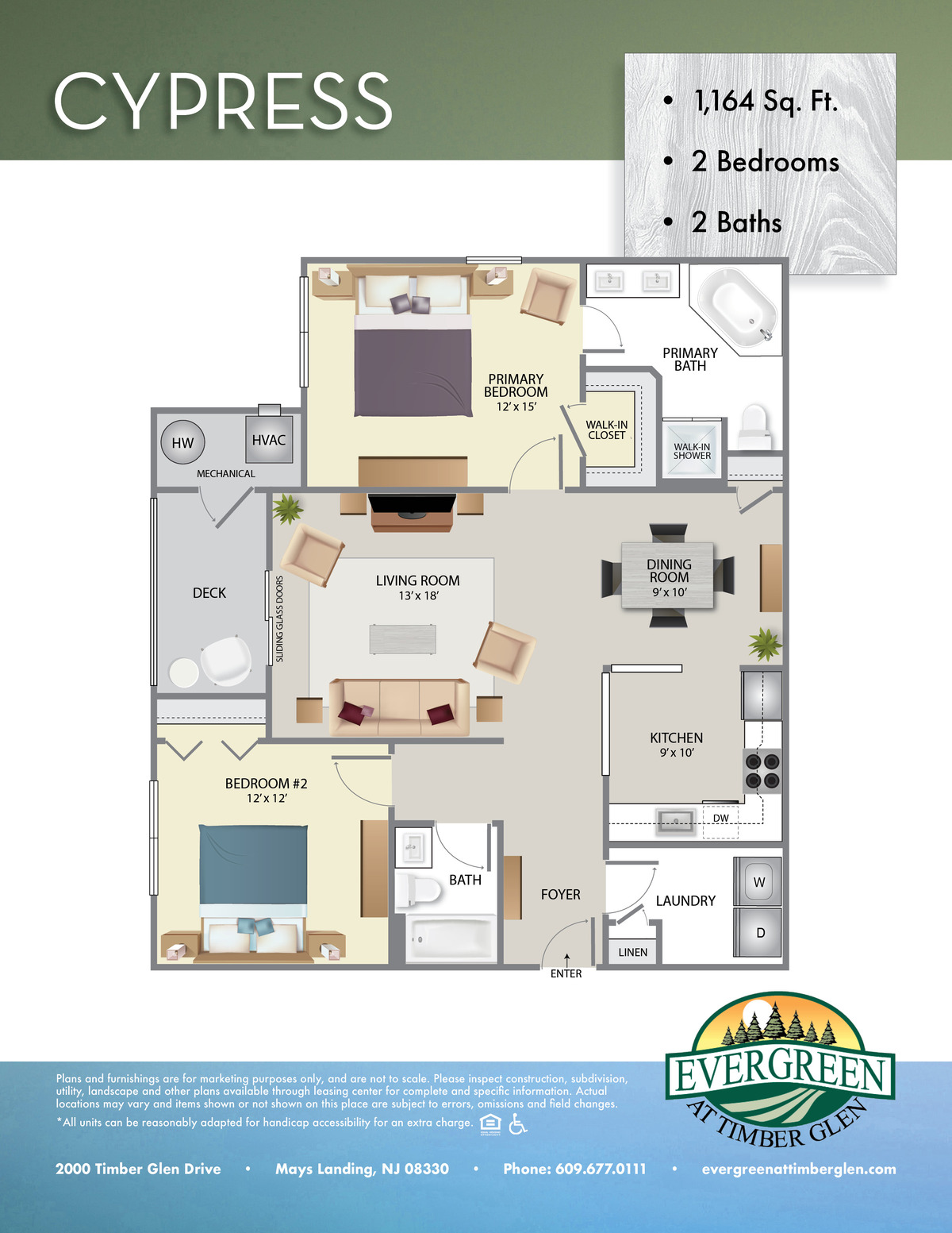 Evergreen at Timberglen Floor Plans