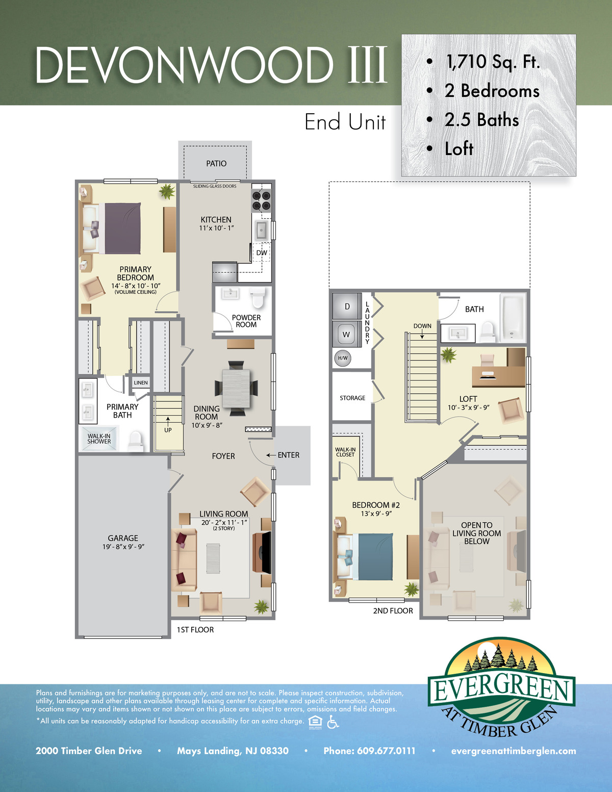 Evergreen at Timberglen Floor Plans