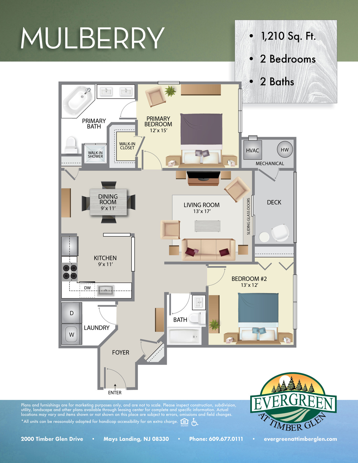 Evergreen at Timberglen Floor Plans